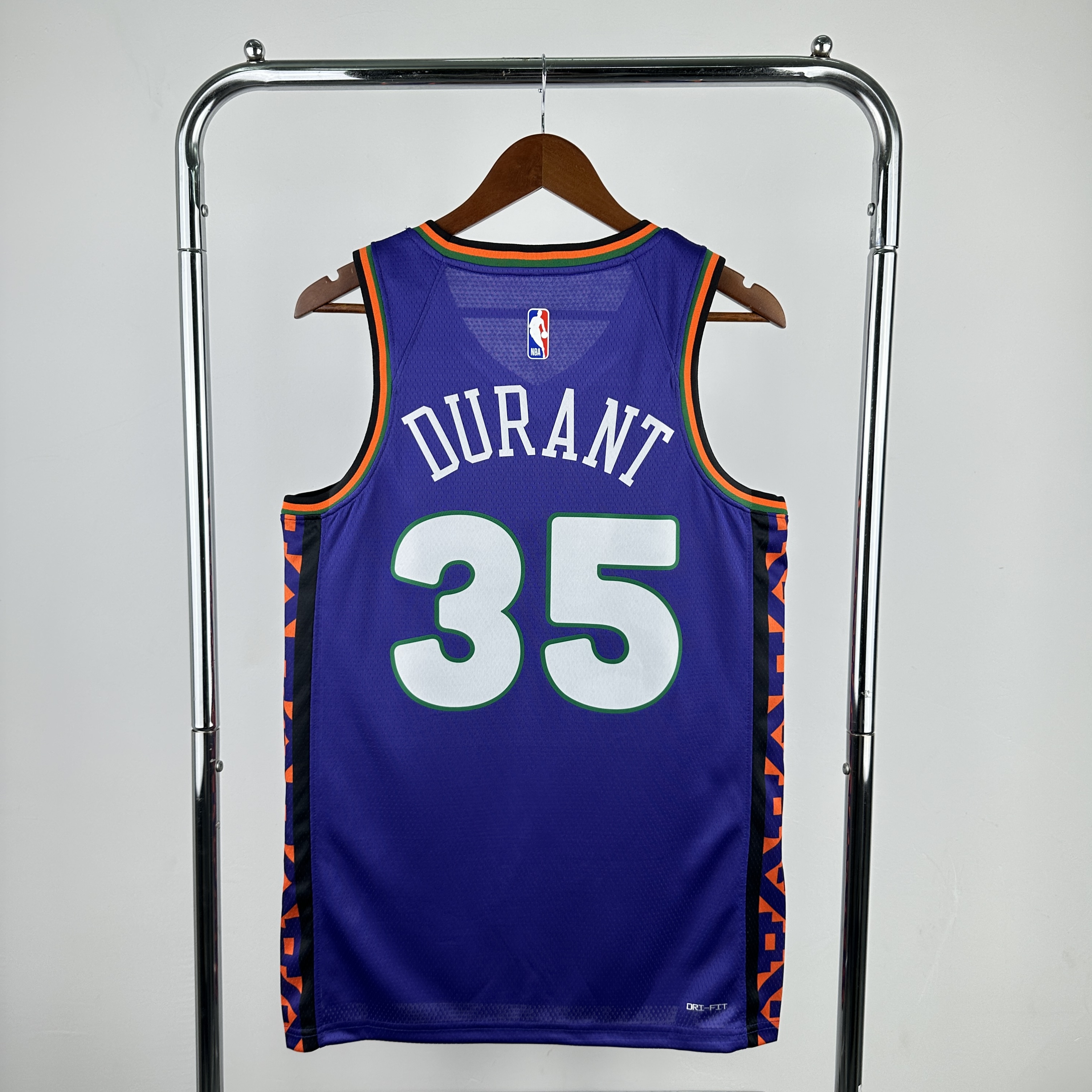 Men Phoenix Suns #35 Durant Purple City Edition Season Nike 2025 NBA Jersey->phoenix suns->NBA Jersey